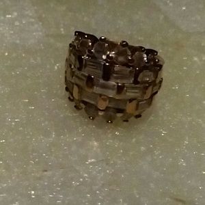 AAA Man made diamond band.